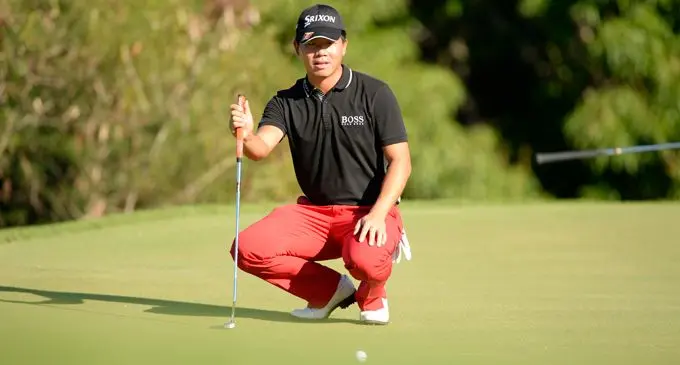 Wu Ashun at the Fiji International in 2015.Photo: PGA  Australia