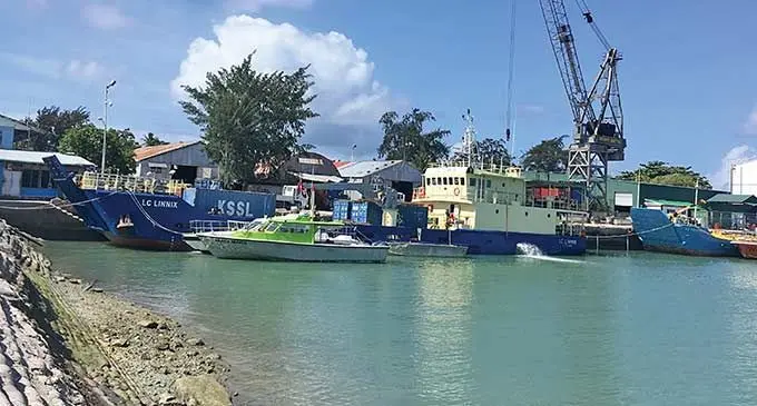 Kiritimati aka Kiribati Port.