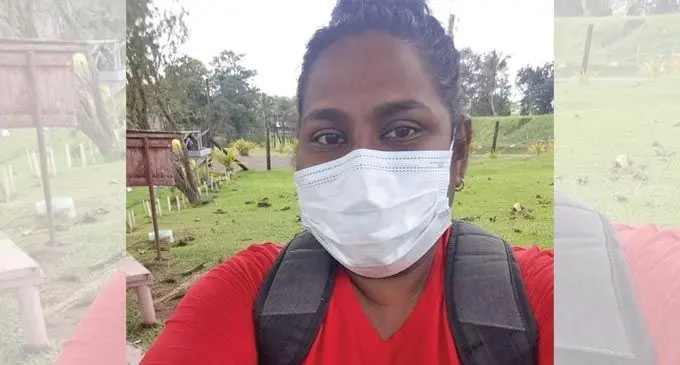 Loreen Kumar on deployment to Nasinu Operation Centre on July 21, 2021