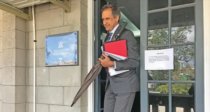 Richard Naidu outside the Civil High Court in Suva on October 14, 2022. File Photo