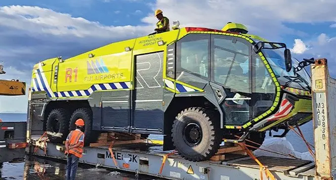 The Rosenbauer Panther 6x6 airport crash tender is a specialised fire fighting vehicles designed to handle aircraft disasters.