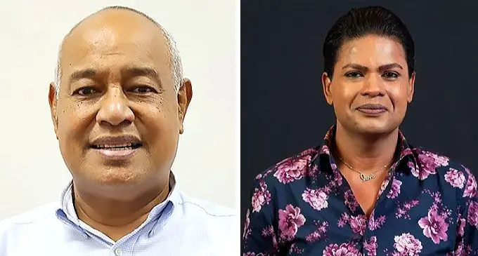 Fiji-Commerce and Employers Federation-(FCEF) Chief Executive Officer (CEO) Kameli Batiweti and Altaab Khan, founder of the Trainers Club Organisation Development and Culture change Agents.