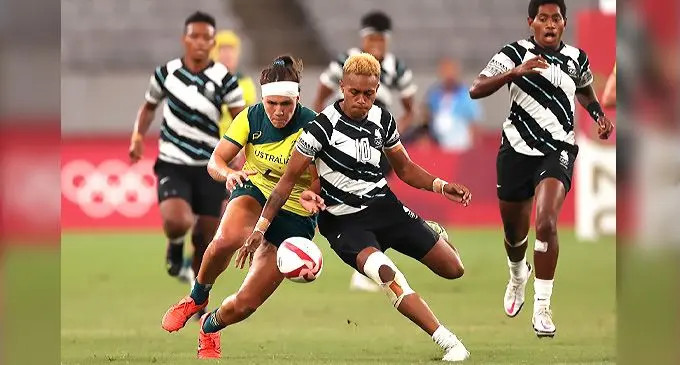 Aloesi at the Tokyo Olympics: Photo: World Rugby.