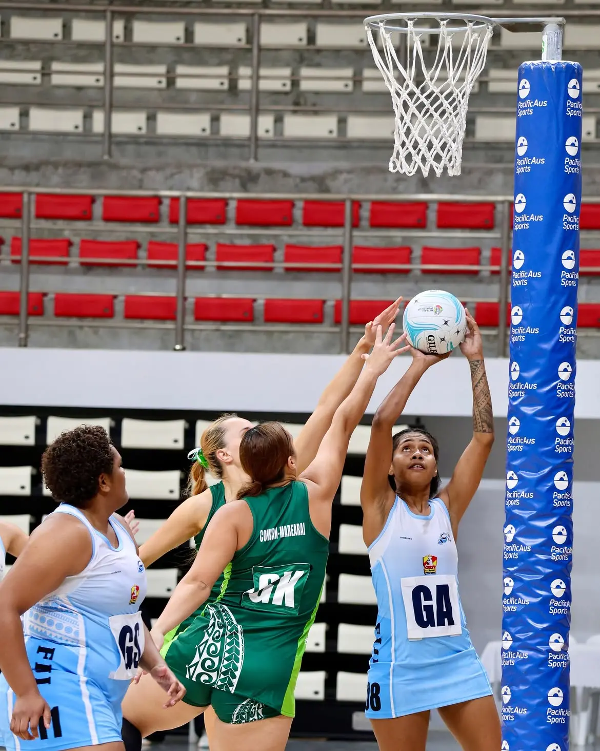 Fiji Pearls v Cook Islands netball 