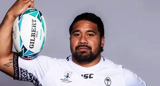 Fiji Airways Flying Fijians loose head prop Campese Ma’afu to play for the Barbarians against his team-mates at Twickenham in London on November 16. Ma’afu recently announced his retirement from international rugby. Photo: Rugby World Cup