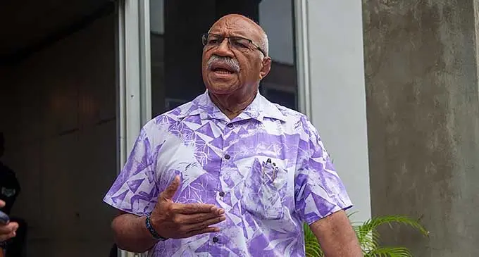 Minister Sitiveni Rabuka. Photo: Leon Lord