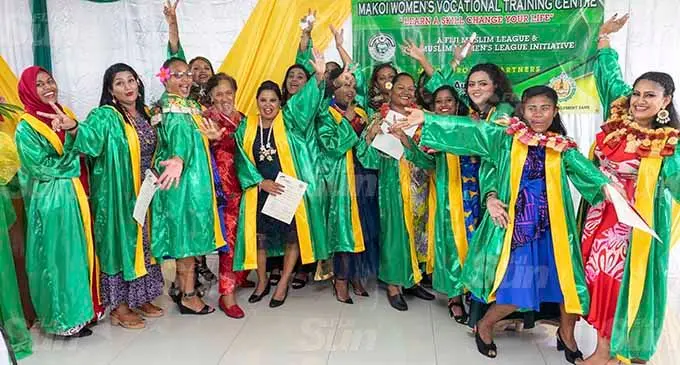 Graduates from Makoi Women’s Vocational Training Centre on January 13, 2021. Photo: Leon Lord