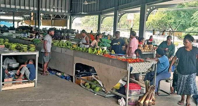 Inside the Nadi market. Photo: Mereleki Nai
