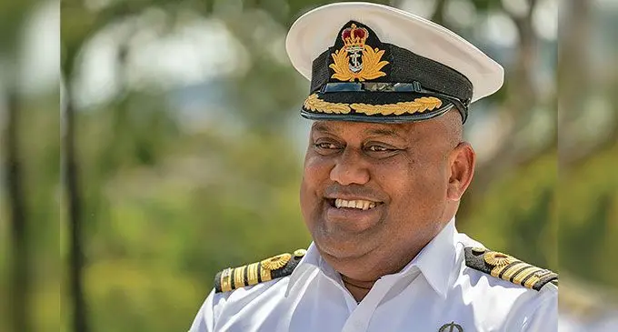 Commander Republic of Fiji Navy Commodore Humphrey Tawake