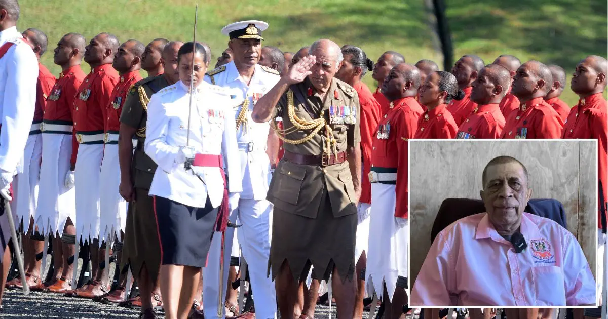 The late former Commander of the Republic of Fiji Military Forces and PresidenRatu Epeli Nailatikau. Inset: Retired serviceman and Manager for the Returned Soldiers and Ex-Servicemen’s Association of Fiji Welfare Scheme, Vula Tabudua.
