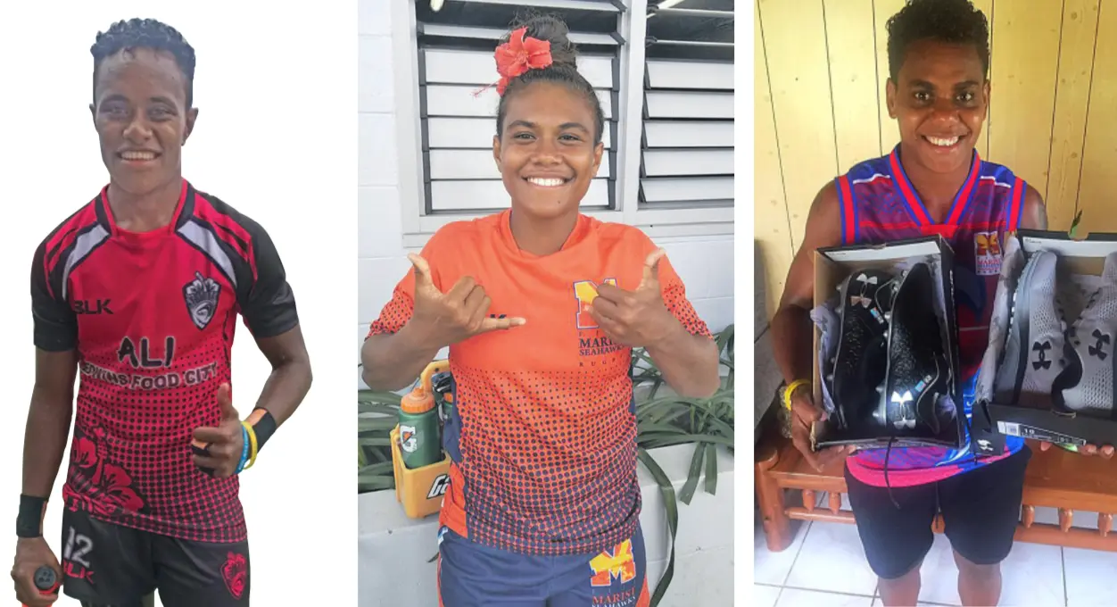 Timaima Ravisa, Jiowana Sauto and Roela Radiniyavuni.