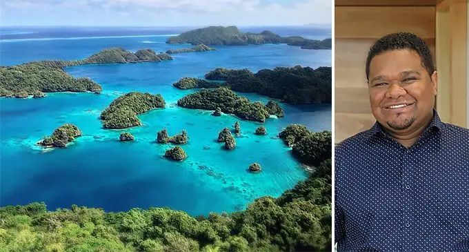 Bay of islands Vanuabalavu in the Lau group  and Lagi Fisher.