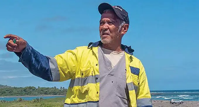 Kulukulu fisherman Isoa Chongsue. Photo: Leon Lord.
