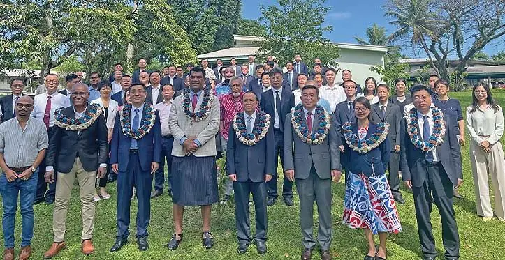 Panelists and participants at the 2nd High-level Forum on Sustainable Development of Small Island States at the University of the South Pacific in Suva. Photo: Aralai Vosayaco