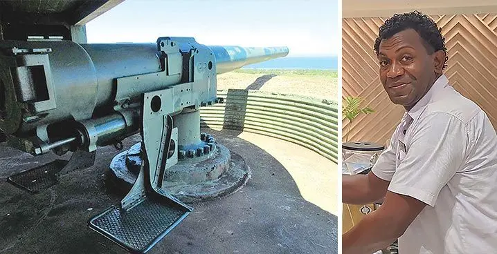 Momi Battery Historical Park. (R) Jonacani Tilalati. Photo: Waisea Nasokia
