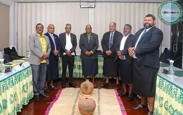 Members of the Standing Committee on Social Affairs with representatives from the Ministry of Rural, Maritime, and National Disaster Management and the Ministry of Health in Parliament on June 2, 2026.
