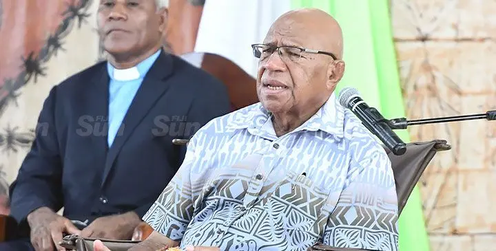 Prime Minister Sitiveni Rabuka during the International Year of Co-Operatives 2025 in Nausori on March 27, 2025. Photo: Ronald Kumar