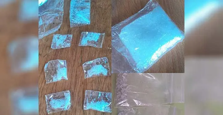 Confiscated items believed to be drugs. Photo: Police Media Cell