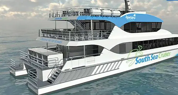 An artist impression of the Yasawa Flyer III
