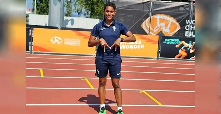 Mahatma Gandhi Memorial High School sprinter and Coke Games two time gold medalist Kesaia Boletakanakadavu. Photo: Supplied