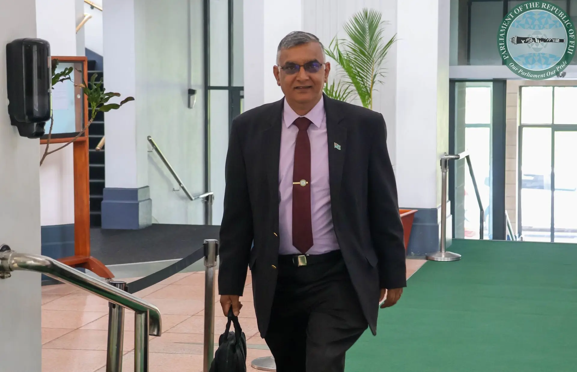 Opposition Member of Parliament Virendra Lal in Parliament on November 25, 2025.