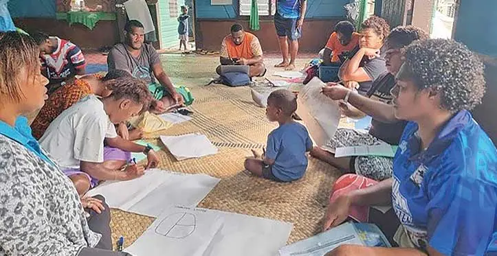 Participants taking part during the development workshop in Nakorovatu in Naitasiri. Photo: Netball Fiji