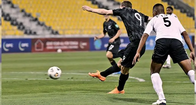 New Zealand scored four unanswered goals against Fiji on Monday in Dohar, Qatar, in the OFC World Cup qualifiers. Photo: NZ Photo
