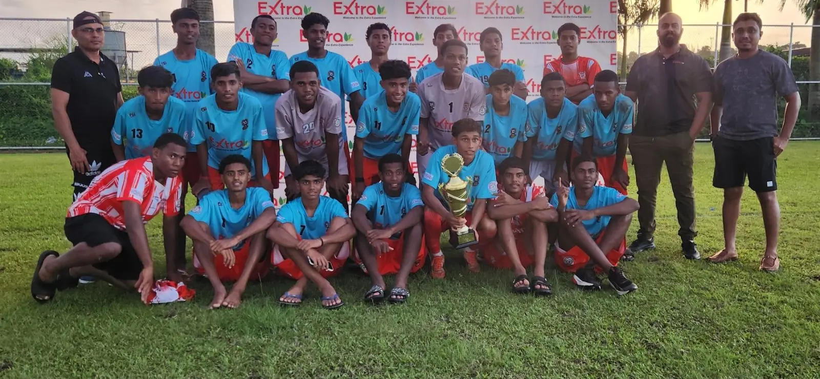 Labasa Under-16 football team. 