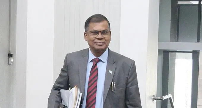 Minister for Finance Biman Prasad in Parliament on July 14, 2023. Photo: Parliament of Fiji