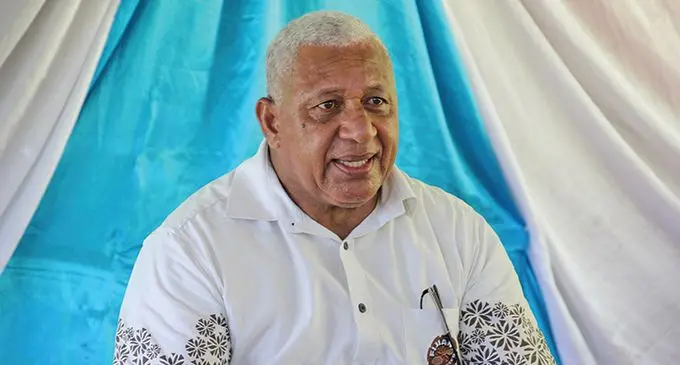 Prime Minister Voreqe Bainimarama.