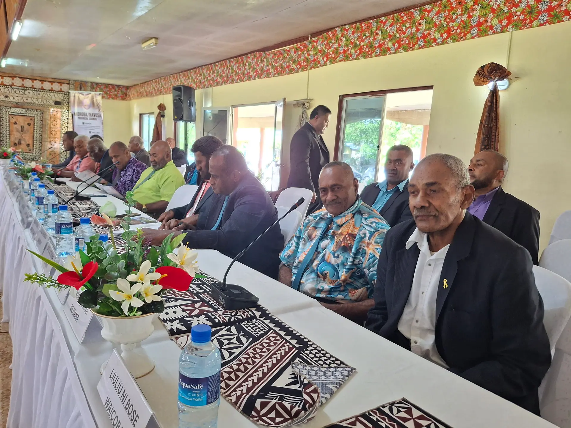 Representatives during the 2026 Nadroga Navosa Provincial Meeting at Nasigatoka Village in Sigatoka.