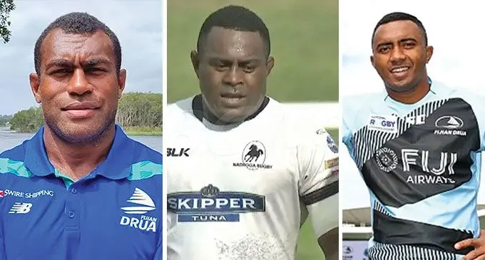 From left: Nemani Nagusa, Ratunaisa Navuma and Serupepeli Vularika.
