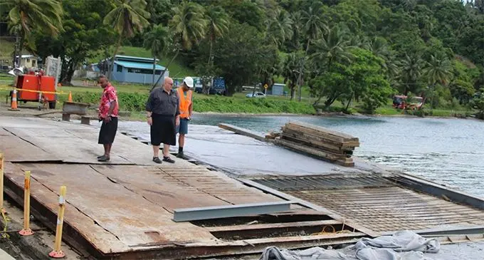 Fiji Roads Authority chief executive officer earlier this year during his visit to Savusavu. 