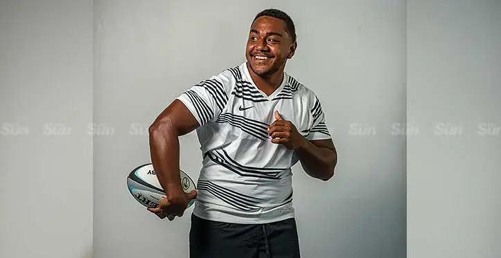 Fiji Under-20 hooker and co-captain Kavaia Tagivetaua during a photo shoot in Suva on May 8, 2023. Photo: Leon Lord
