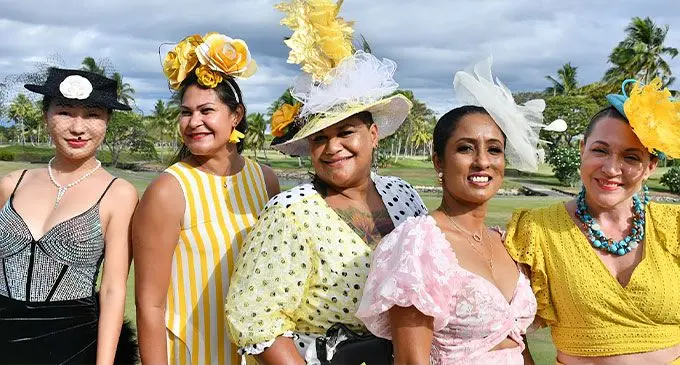 Frm left: Tammy Zhang, Tacheen Duffy, Eva MaGoon, Julia Jamieson, Luiza Anthes. Photo: WAISEA NASOKIA