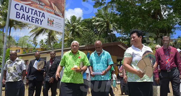 Prime Minister Voreqe Bainimarama after opening the Cautata Village bakery on October 22, 2019. Photo: Ronald Kumar