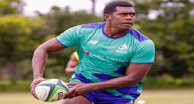 Former Fijian 7s captain Kalione Nasoko during training with the Swire Shipping Fijian Drua for the February 18 Super Rugby Pacific opener against NSW Waratahs. Photo: Kev Nagle Photography