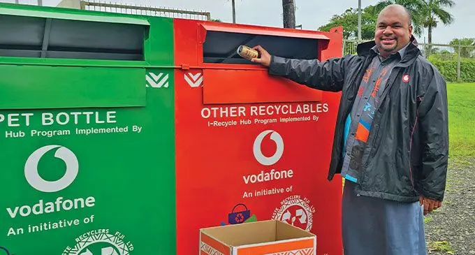 Vodafone Fiji head of public relations Adriu Vakarau, at the Vodafone Headquarters in Tamavua on October 24, 2024.