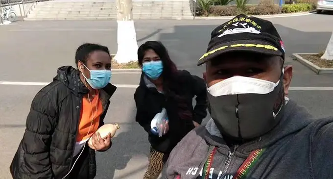From left: Ancilla Delai, Diana Botei and Eroni Duaibe.  