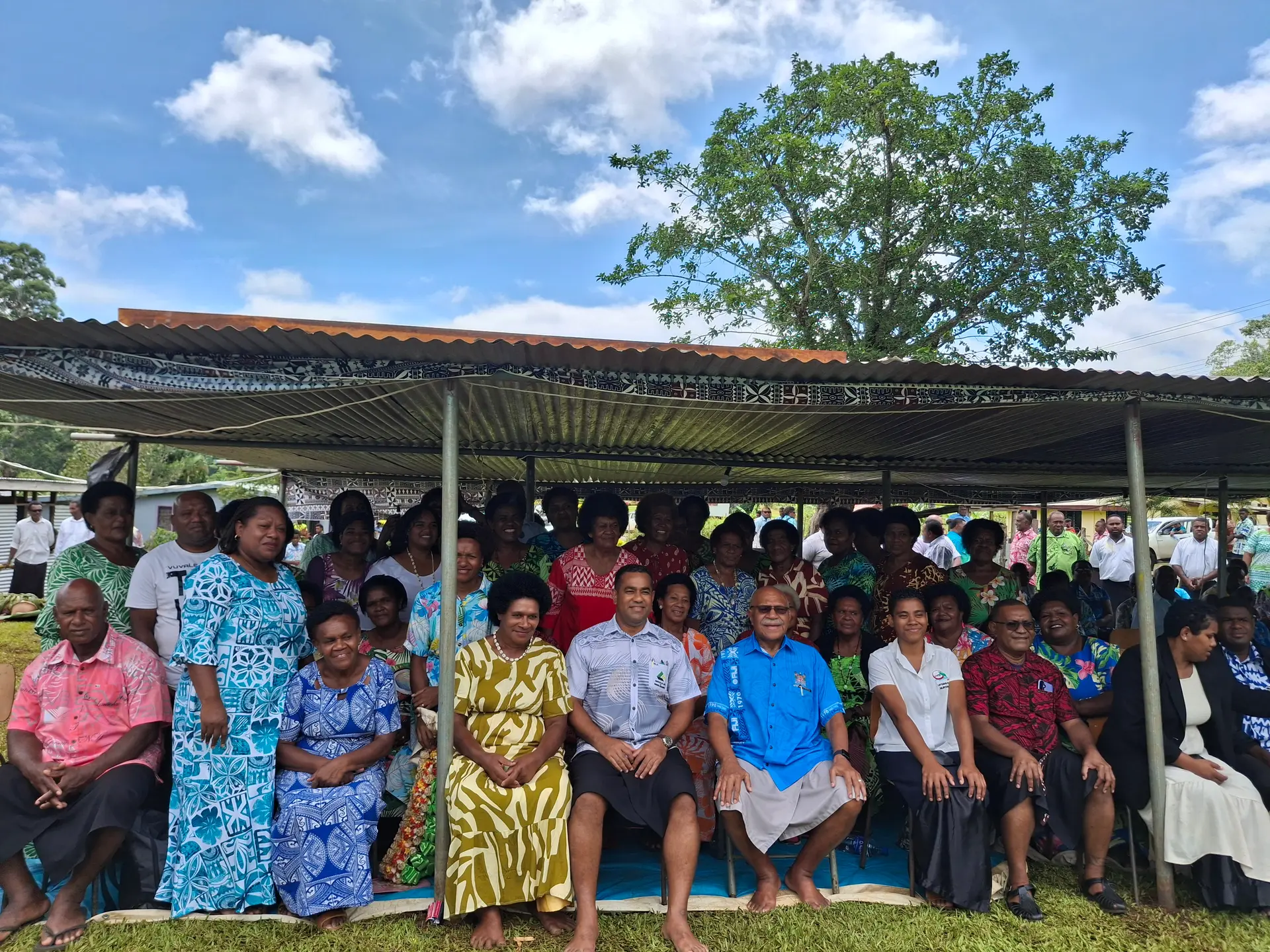 Prime Minister Sitiveni Rabuka, Minister for Lands and Mineral Resources Filimoni Vosarogo