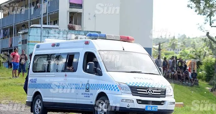 Police make arrests in the latest brawl incident involving youths from the Mead Rd housing and Nabua Village on October 4, 2021.  Photo: Ronald Kumar