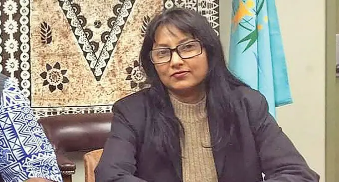 Acting Permanent Secretary for Fisheries and Forestry Sanjana Lal.
