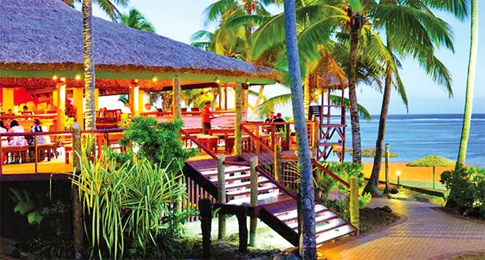 The popular Sundowner restaurant at Outrigger Fiji Beach Resort and Spa slashed prices on its menu.