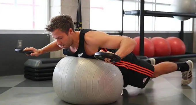 Veteran New Zealand 7s forward Tim Mikkelson doing gym work in Las Vegas, USA on February 26, 2019. Photo: World Rugby 