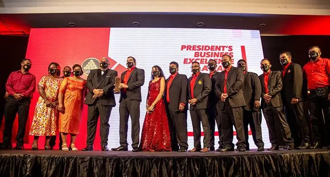 Future Farms Limited t/a Rooster Poultry winner of the President's Business Excellence  Award.