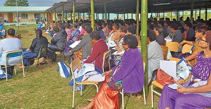 More than 1000 women attending the Seventh-Day Adventist Church Women’s Congress on Koro Island. Photo: ANZ
