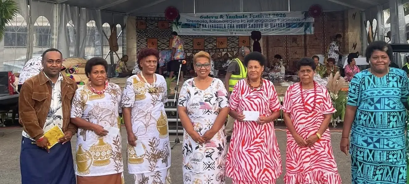 Women of Kadavu during the day one of the solevu held at the Civic Centre in Suva on July 30, 2026. 