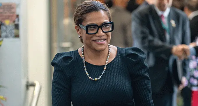 Minister for Women, Children and Social Protection Lynda Tabuya 