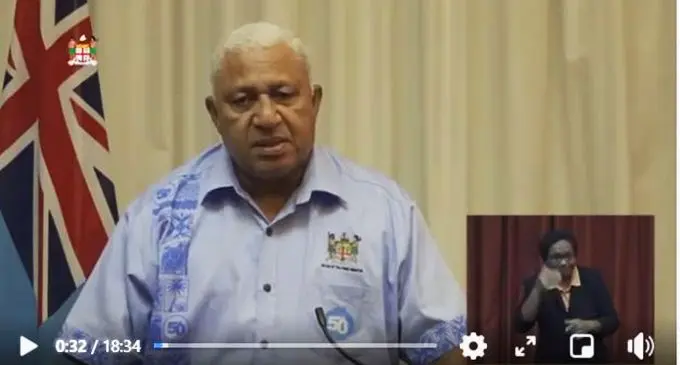 Prime Minister Voreqe Bainimarama.