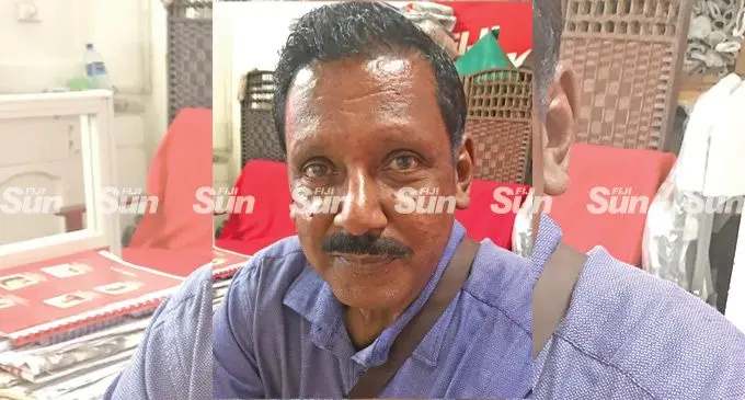 National Farmers Union president Surendra Lal in Labasa. Photo: Shratika Naidu